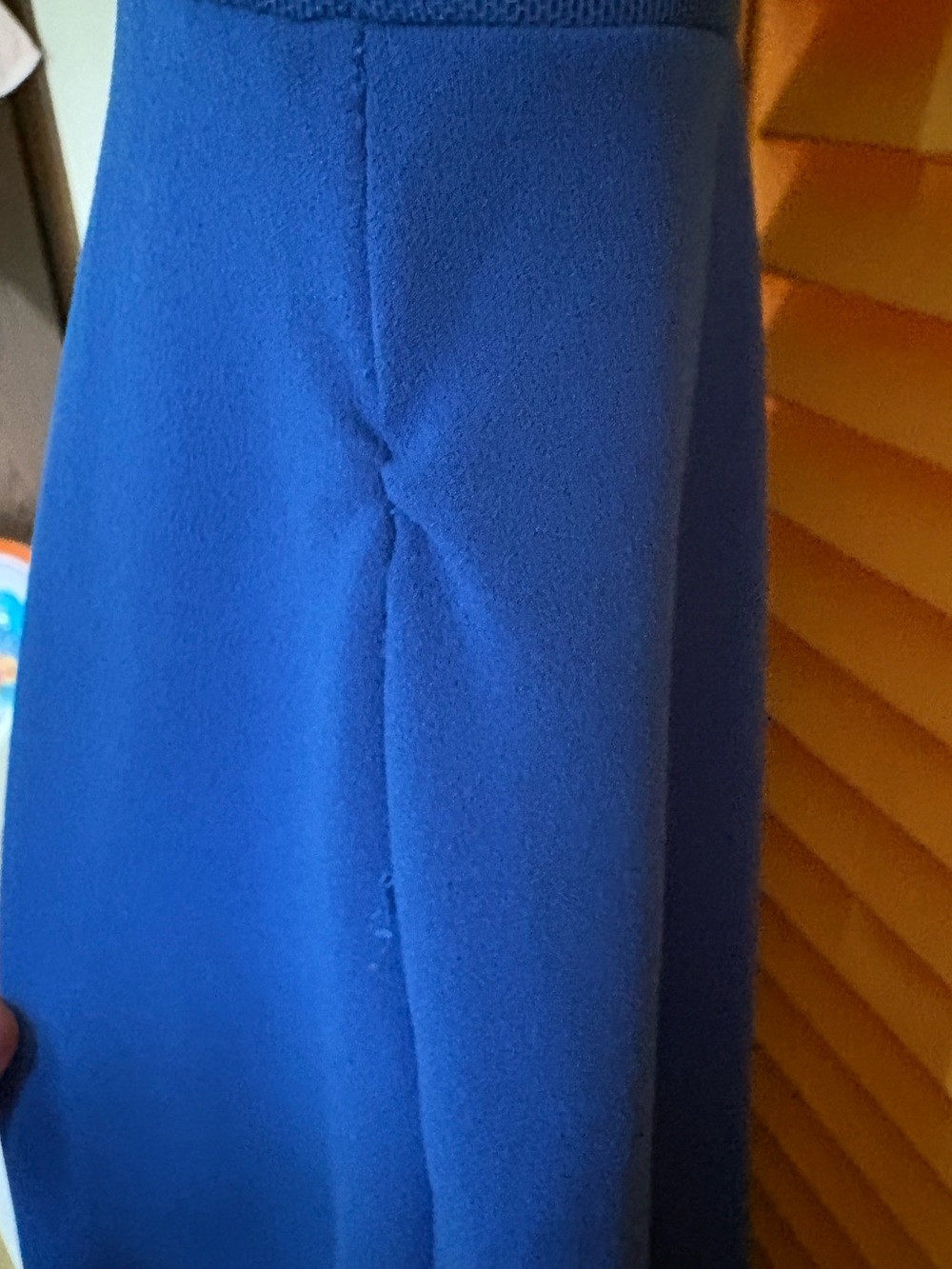 Calvin Klein Electric Blue Sleeveless Fit-and-Flare Dress - Picture 4 of 4